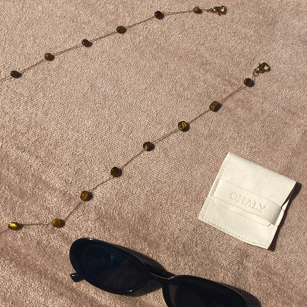 Chaîne de maillot de bain œil de tigre